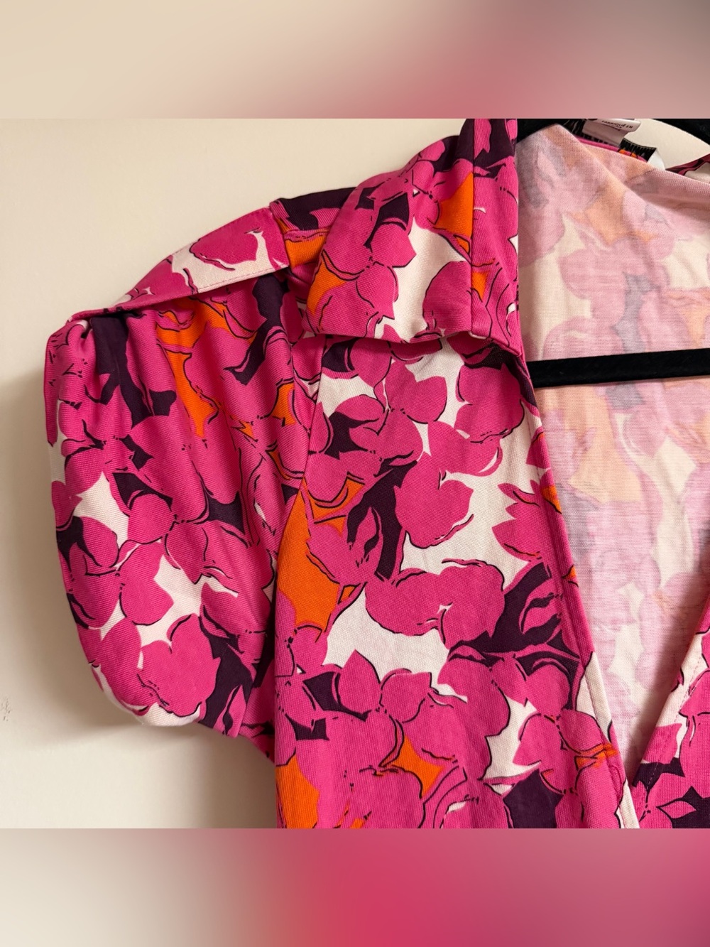 Diane Von Furstenberg Jilda Jersey Wrap Dress Size 12 - Picture 3 of 6